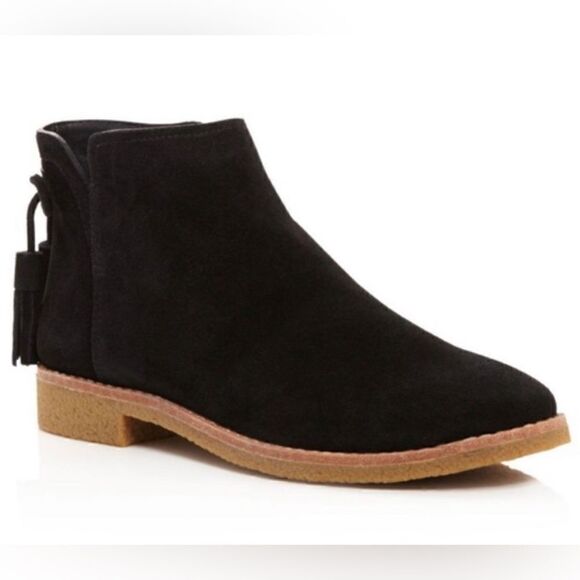 Kate Spade New York Belleville Too Suede Black Booties size 6.5 - Picture 1 of 2